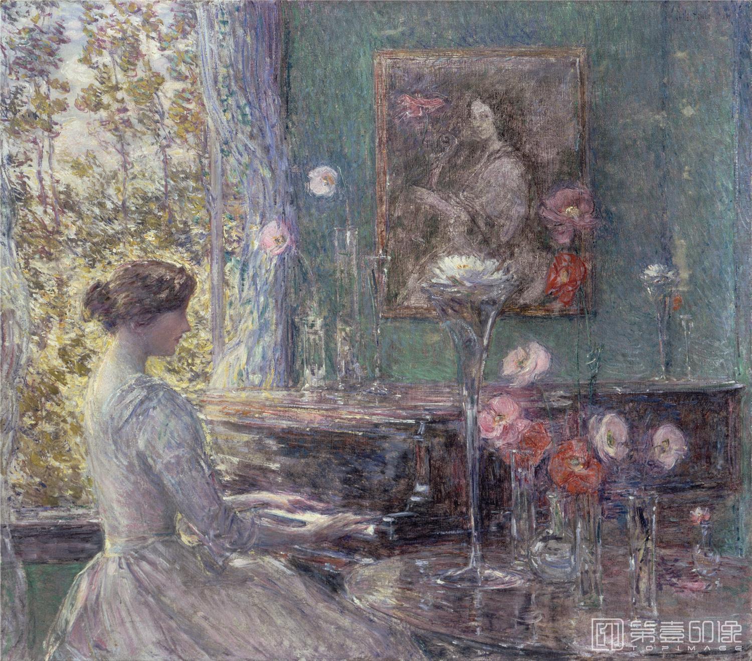 油画-蔡尔德·哈萨姆 Childe Hassam作品集-105